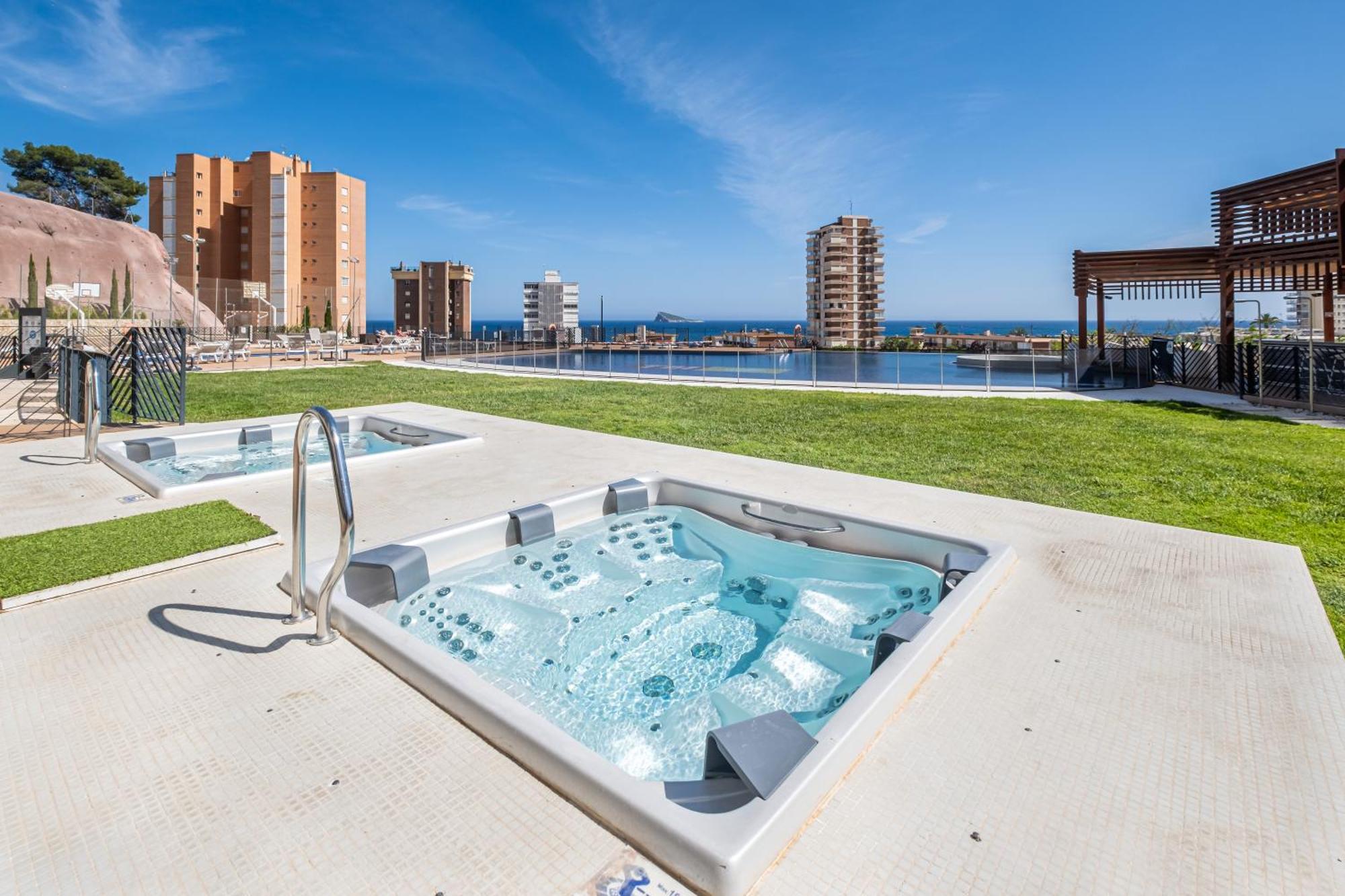 Sunset Drive Resort Apartment 4-8 Poniente Beach Benidorm Exteriör bild