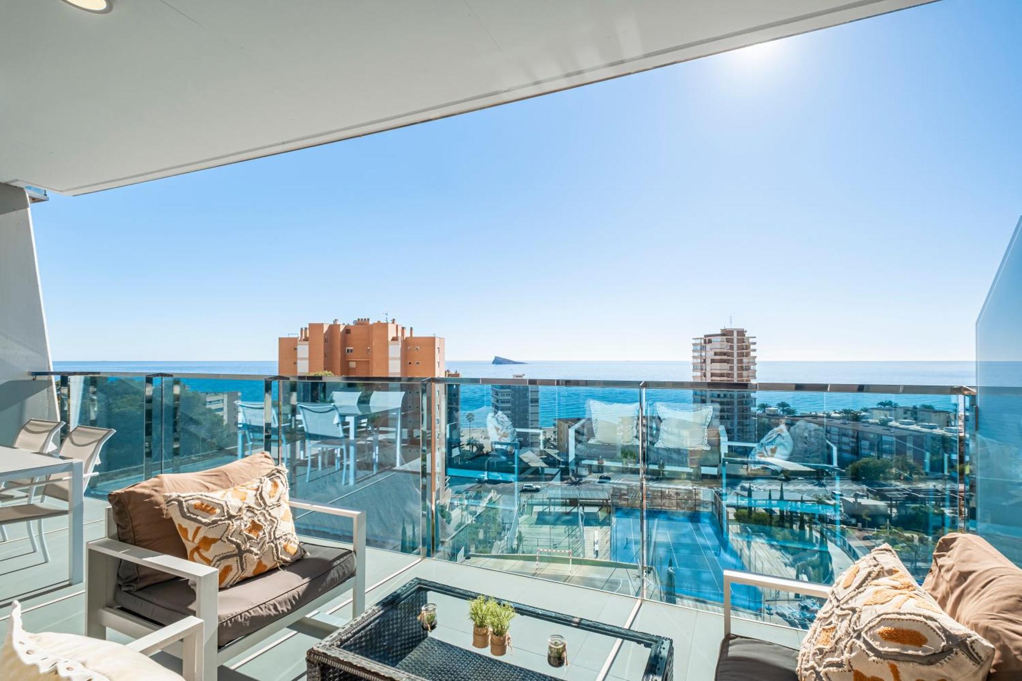 Sunset Drive Resort Apartment 4-8 Poniente Beach Benidorm Exteriör bild