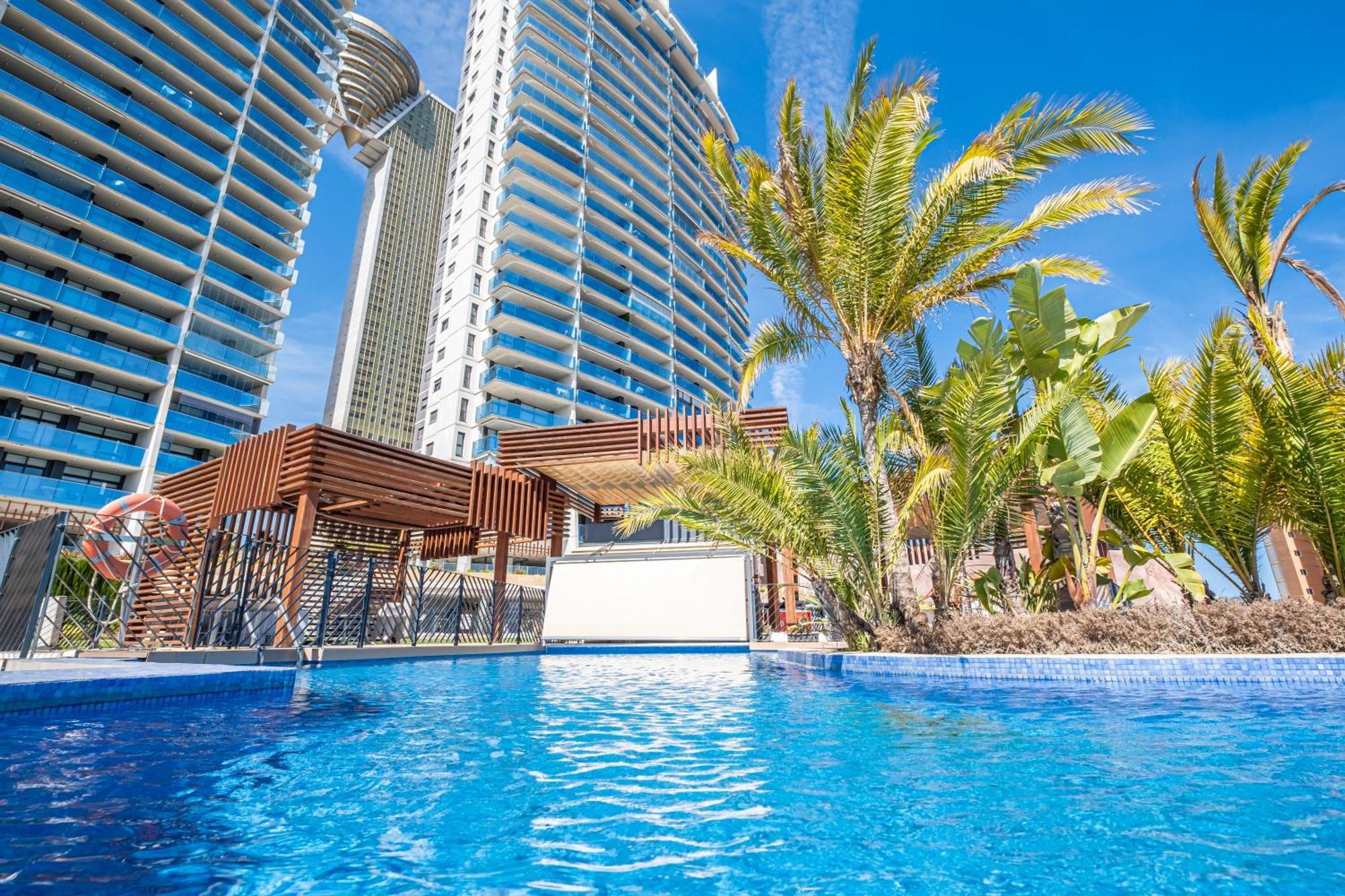 Sunset Drive Resort Apartment 4-8 Poniente Beach Benidorm Exteriör bild